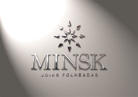 Logotipo Criado Pela Pera Para A Minsk Joias Folheadas De Ribeir O