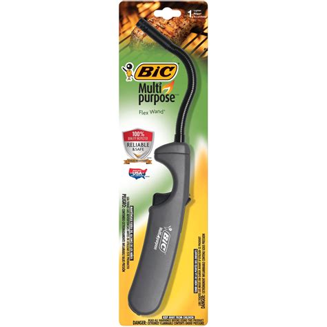 BIC Easy To Use Multi Purpose Flex Wand Lighter 1 Count Colors Vary