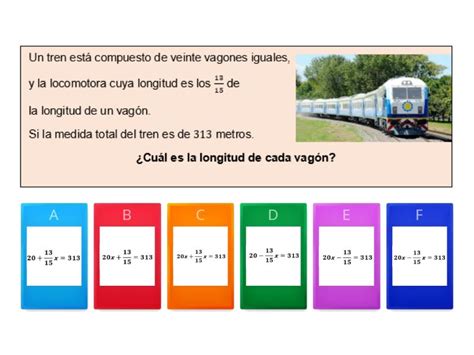 Ecuaciones En La Vida Diaria Quiz