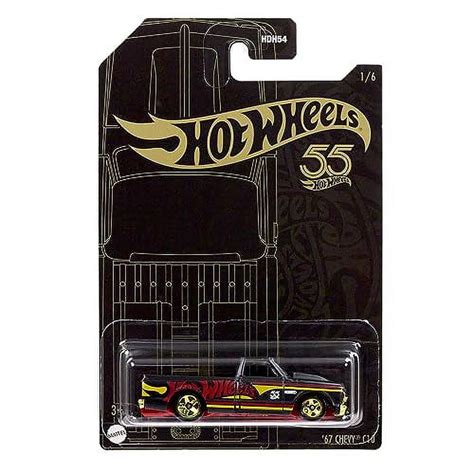 Hot Wheels Die Cast Collectible Vehicle 55th Anniversary Black And Gold Edition ~ Inspired By