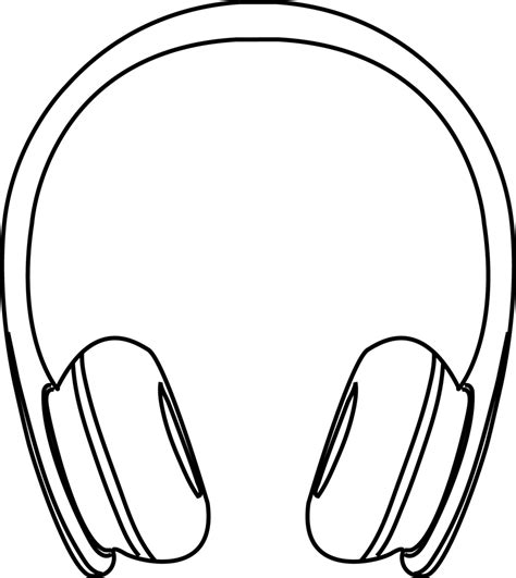 Headphones Drawing Clipart Best