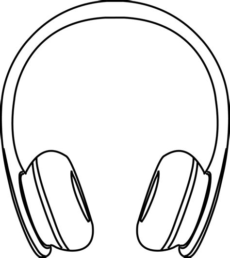 Headphones Drawing Clipart Best