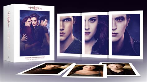 Twilight Saga 5 Movie Collection 15th Anniversary Blu Ray DVD