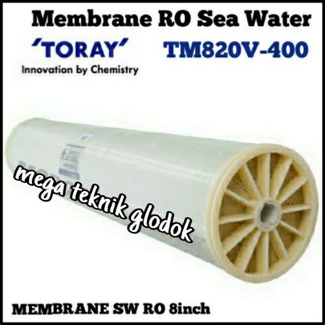 Jual Membrane RO Toray TM820V 400 Membran RO SW Air Laut Toray 8inch