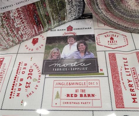 Modas Red Barn Christmas Quilt Kit Featuring Sweetwater Etsy