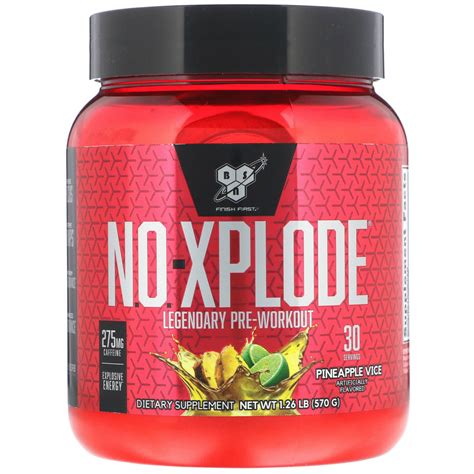 Bsn No Xplode Pre Workout Elite Health Supplements