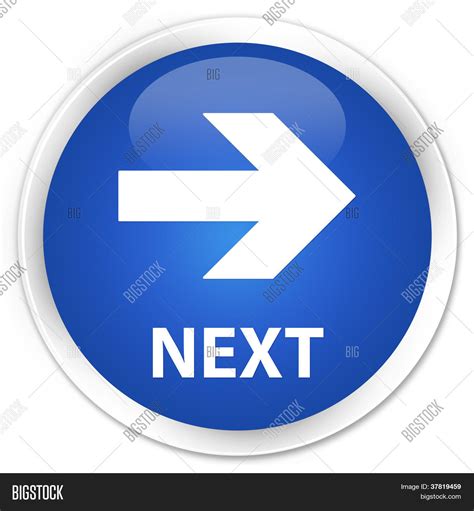 Next Blue Button Image And Photo Free Trial Bigstock