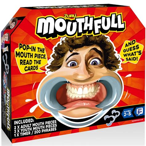 Mouthfull Challenge Party Game Board Games Bandm