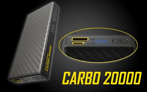 Nitecore Powerbank Carbo Backpackinglight Se