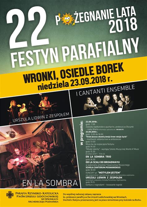 Plakat 22 Festyn Wersja 1 Moje Wronki Wronki W Jednym Miejscu