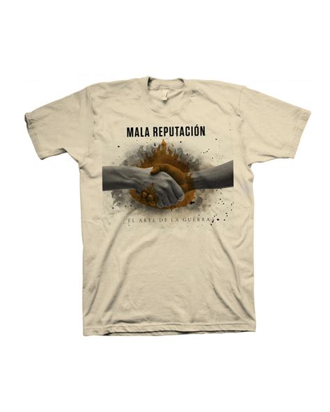 Mala Reputación Camiseta El Arte de la Guerra modelo Manos color Natural