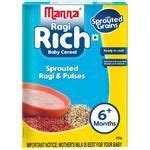 Buy Manna Ragi Rich Fortified Baby Cereal With Sprouted Grains For