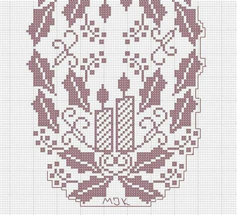 Pin By Zs Fia Egyed On Horgol S Filet Crochet Christmas Cross Stitch