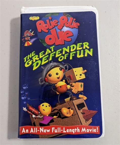 Rolie Polie Olie Great Defender Of Fun Vhs 2002 Clamshell Playhouse Disney 786936172027 Ebay