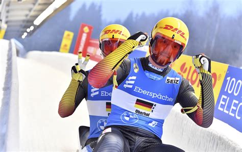 Eggert, Benecken win 6th World Cup luge doubles championship - Seattle Sports