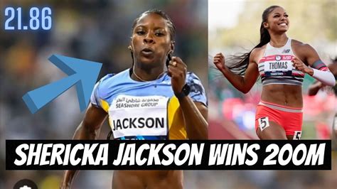 Shericka Jackson Takes Down Gabby Thomas And Dina Asher Smith In M