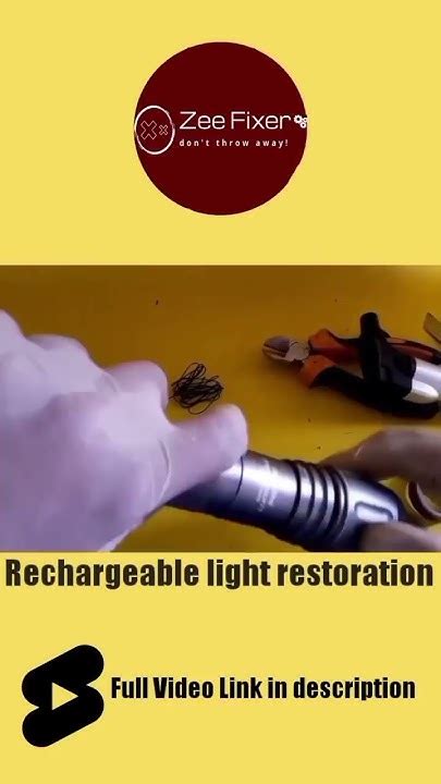 Old Flashlight 🔦 Restoration Youtube