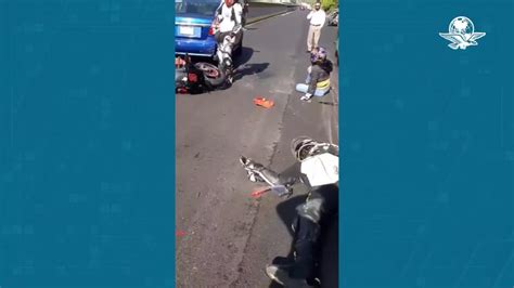 Motociclista Se Impacta A Toda Velocidad Con Camioneta En La M Xico