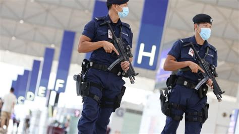 Hong Kong Police Launch Investigation After Inspector In Elite Airport