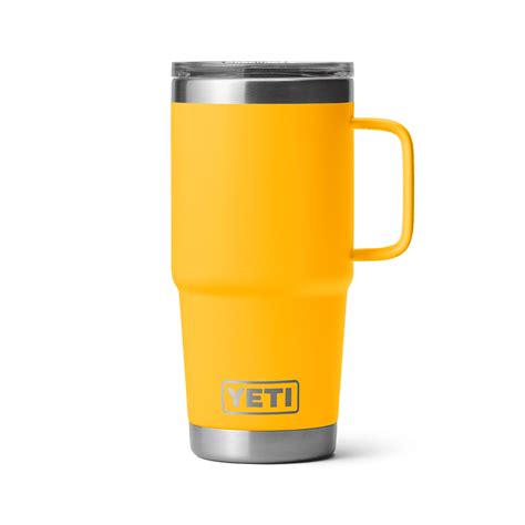 Yeti Rambler 20 Oz Travel Mug Alpine Yellow Con Tapa Stronghold