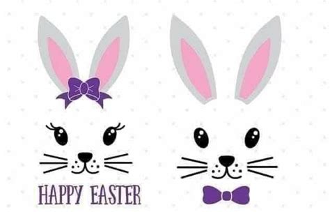 Pin By Sheena Spears On Cricut Ideas Bunny Svg Bunny Face Easter