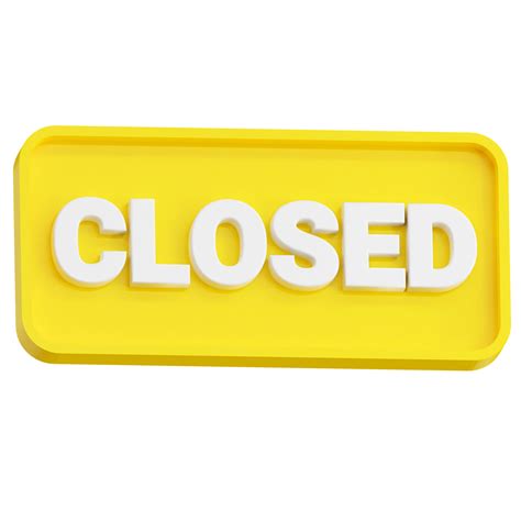 Closed Sign Pngs For Free Download