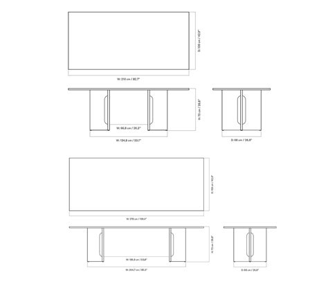 Androgyne Dinning Table Rectangular 101plus｜living And More