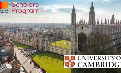 Mastercard Foundation Scholarship Programme To Study At University Of