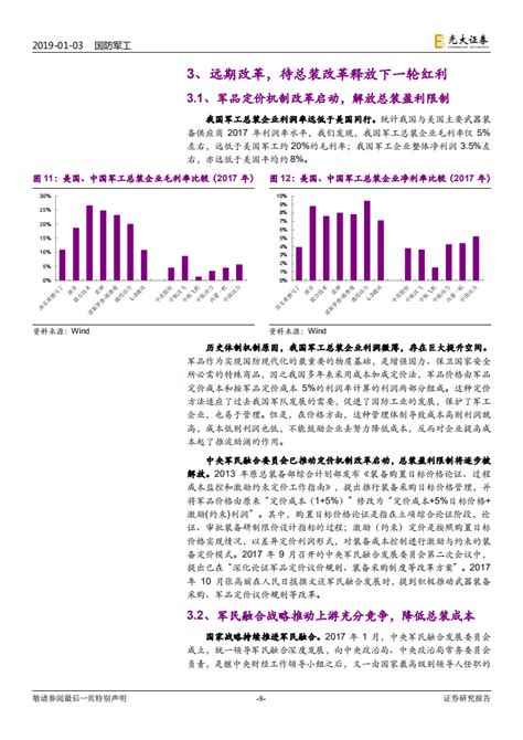 军工行业2019年投资策略：近看稳健增长，远期改革红利pdf 先导研报