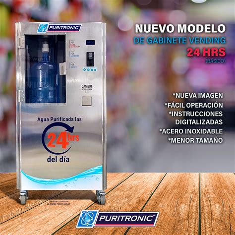 Gabinete Vending Purificadoras De Agua Puritronic