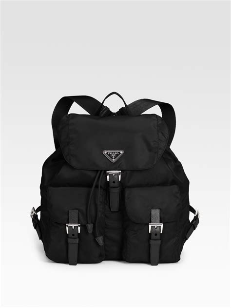 Prada Vela Backpack In Black Lyst