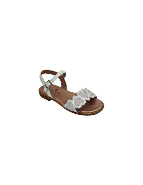 Sandalias Blancas Andanines Talla 33 Color BLANCO