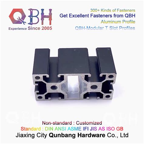 Qbh Customized T Slot Slotting Slotted Aluminum Aluminium Profile