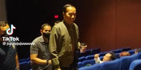 Viral Momen Presiden Jokowi Nonton Film Fast X Di Bioskop Gayanya Curi