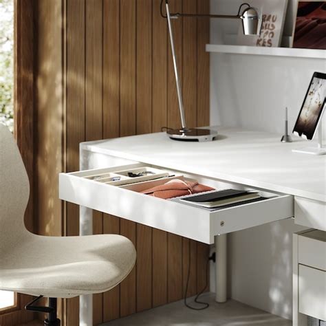 Tonstad Desk Off White 140x75 Cm Ikea