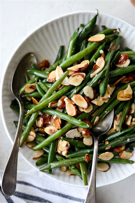 Garlicky Green Beans Almondine Simply Scratch