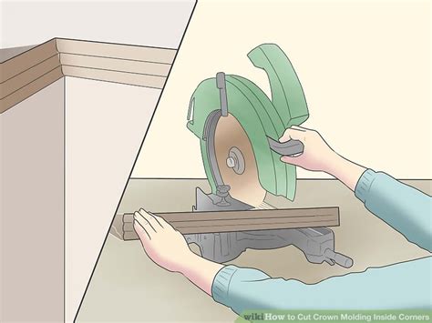 How To Cut Crown Molding Inside Corners 14 Steps With Pictures