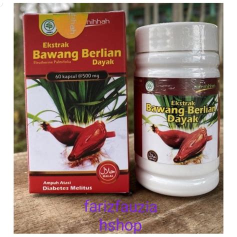 Jual Kapsul Herbal Ekstrak Bawang Berlian Dayak Shopee Indonesia