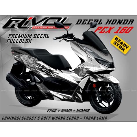 Jual Stiker Decal Variasi Honda Pcx Full Body Striping Variasi