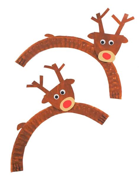 Paper Plate Reindeer Craft Christmas Craft For Kids