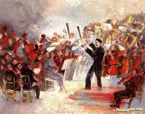 Symphony Orchestra Artwork By Jean Dufy Oil Painting & Art Prints On ...