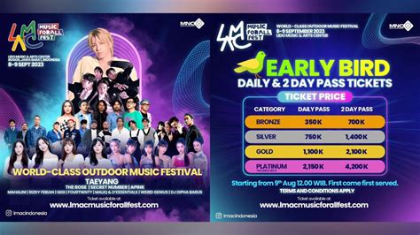 Harga Dan Cara Beli Tiket LMAC Music Forall Fest 2023 Okezone Celebrity