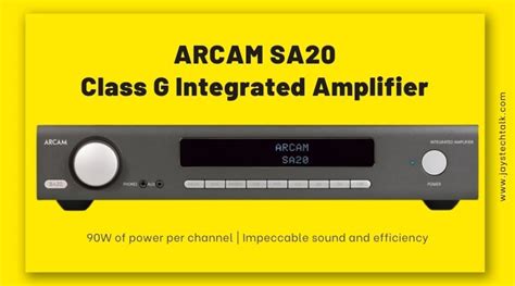 ARCAM SA20 Integrated Amplifier Review | Jaystechtalk