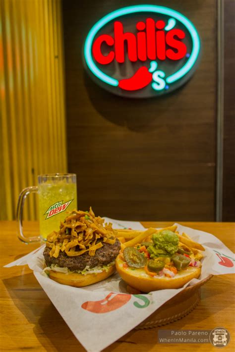 Look You Can Get Chilis Famous Big Mouth Burgers For 50 Off On Burger Day When In Manila