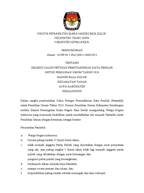 Pantarlih Ii Pdf