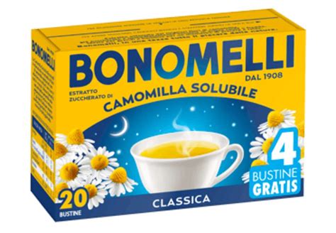 Bonomelli Camomilla Solubile Classica Bustine Concentrato Estratto