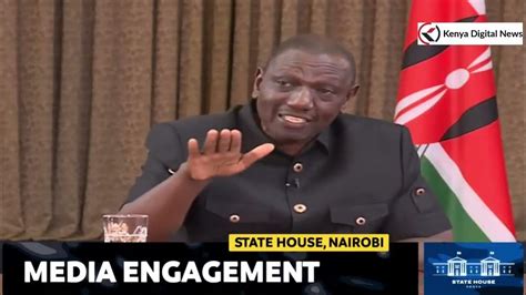 I Was Not Elected To Look For A Second Term Ruto Tells Journalists