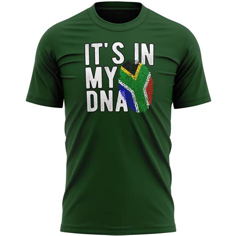 South Africa Flag DNA T Shirt For Men South Africa Flag Mens Etsy UK