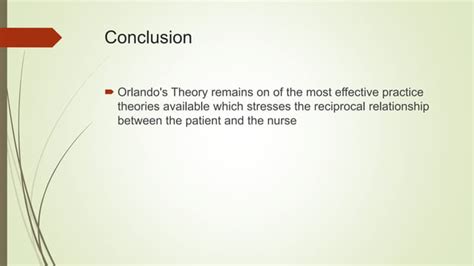 Nursing Process Theory Orlando Ppt Free Download