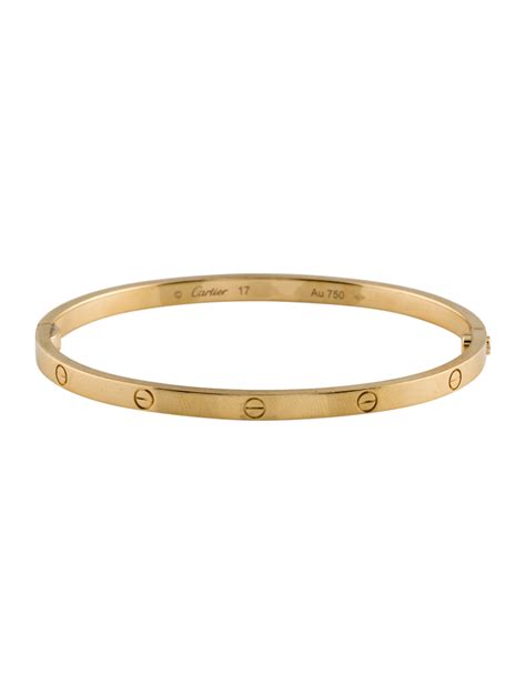 Cartier Love Bracelet 18k Yellow Gold Bangle Bracelets Crt103413